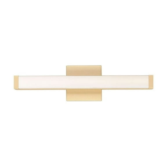52000GLD Maxim Lighting Spec-LED Bath Vanity Light-Minimalistic Contemporary Style-Gold Finish-18 Inch Size