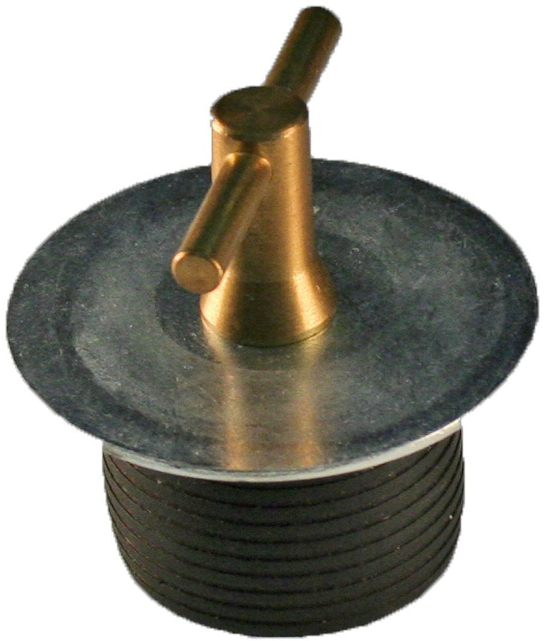 52004 TurnTite Expandable Neoprene Rubber Plug with Brass Handle and