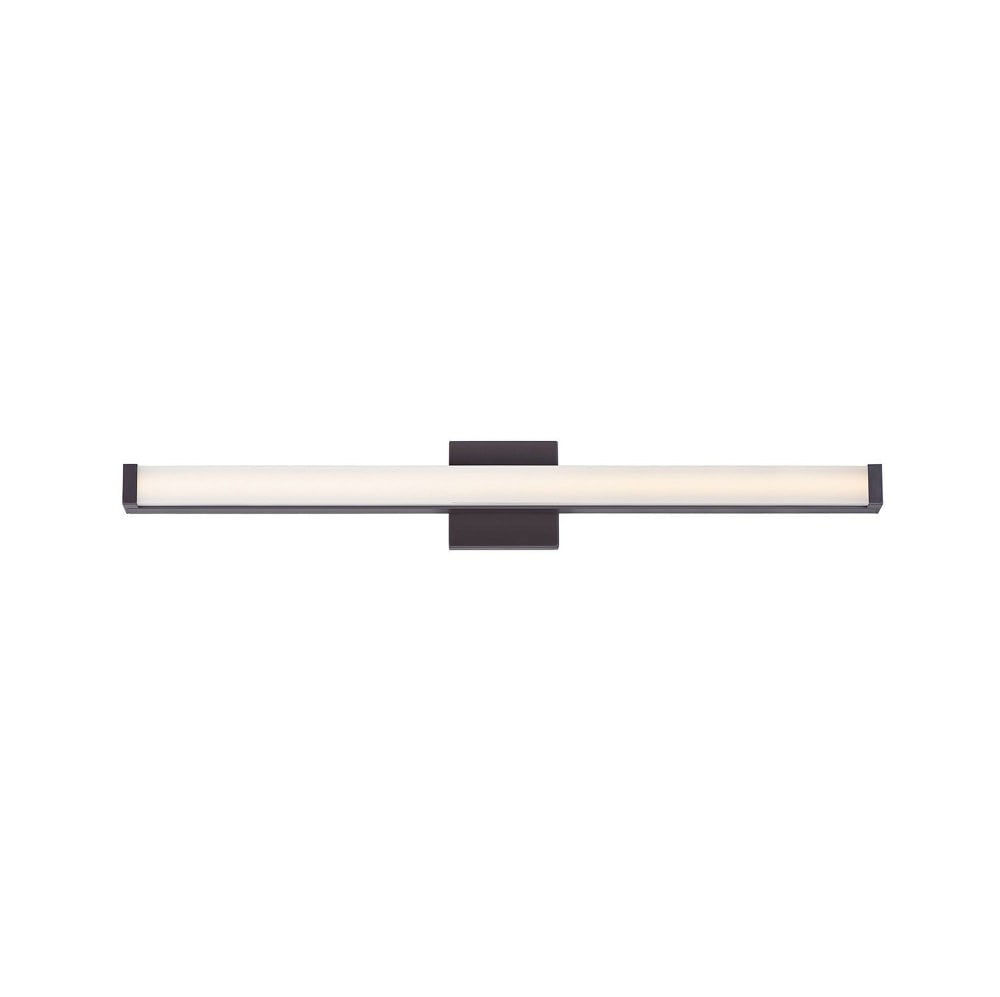 Elegant Bronze 36" LED Bath Vanity Light with Dimmable Acrylic Shade