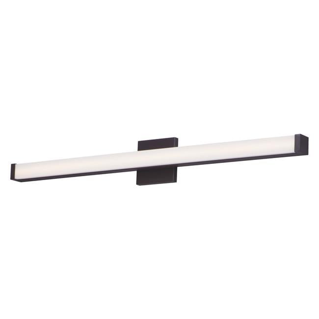 Elegant Bronze 36" LED Bath Vanity Light with Dimmable Acrylic Shade