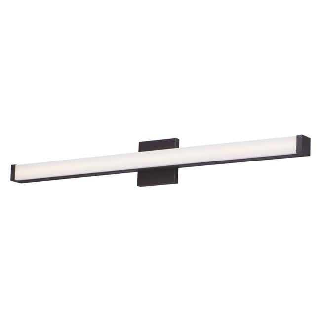 Elegant Bronze 36" LED Bath Vanity Light with Dimmable Acrylic Shade