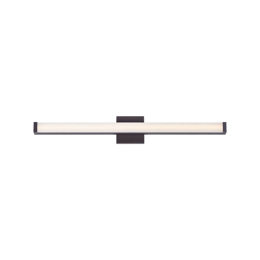 Elegant Bronze 36" LED Bath Vanity Light with Dimmable Acrylic Shade