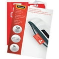 thumbnail image 1 of 52016 Fellowes Glossy Pouches - ID Tag punched, 5 mil, 100 pack, 1 of 7