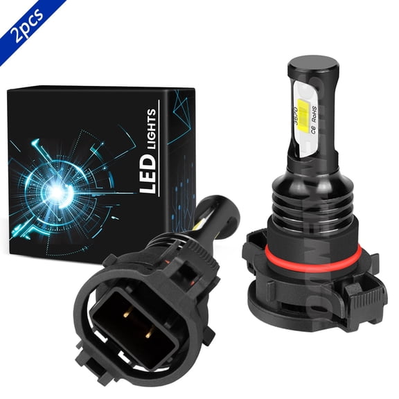 5202/2504/PS24W LED Fog/Driving Light Bulb for Chrysler 300/Cirrus/Sebring 2010 White 6000K 2pcs