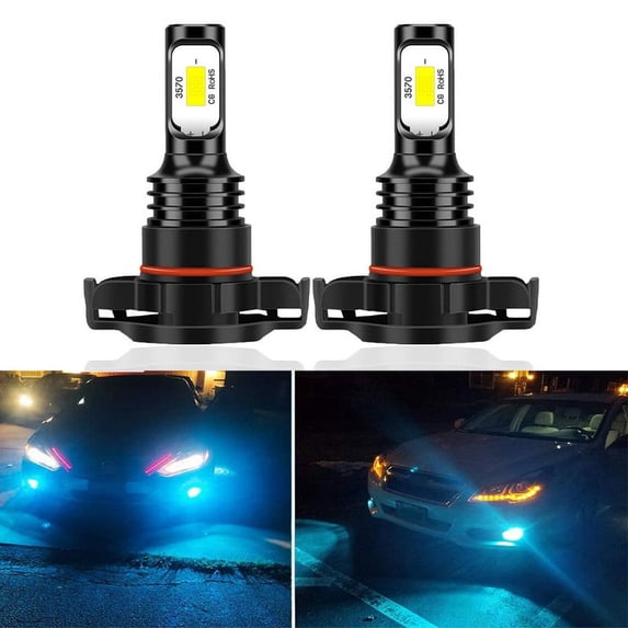 5202 H16 Ice Blue LED Foglight Bulbs for GMC Sierra 1500 2500 HD 2013-2014