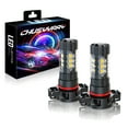 thumbnail image 1 of 5202 H16 LED Fog Lamp Light fit for GMC Sierra 1500 2008-2015 4500K Golden Yellow Light 80W，Set of 2, 1 of 11