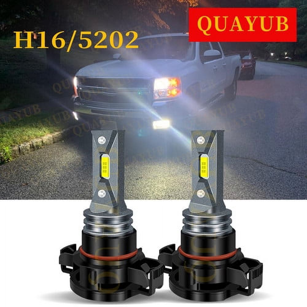 For 2007-2015 Chevy Silverado 1500 2500 Suburban Tahoe Fog Lights Yellow Lens 1 Pair