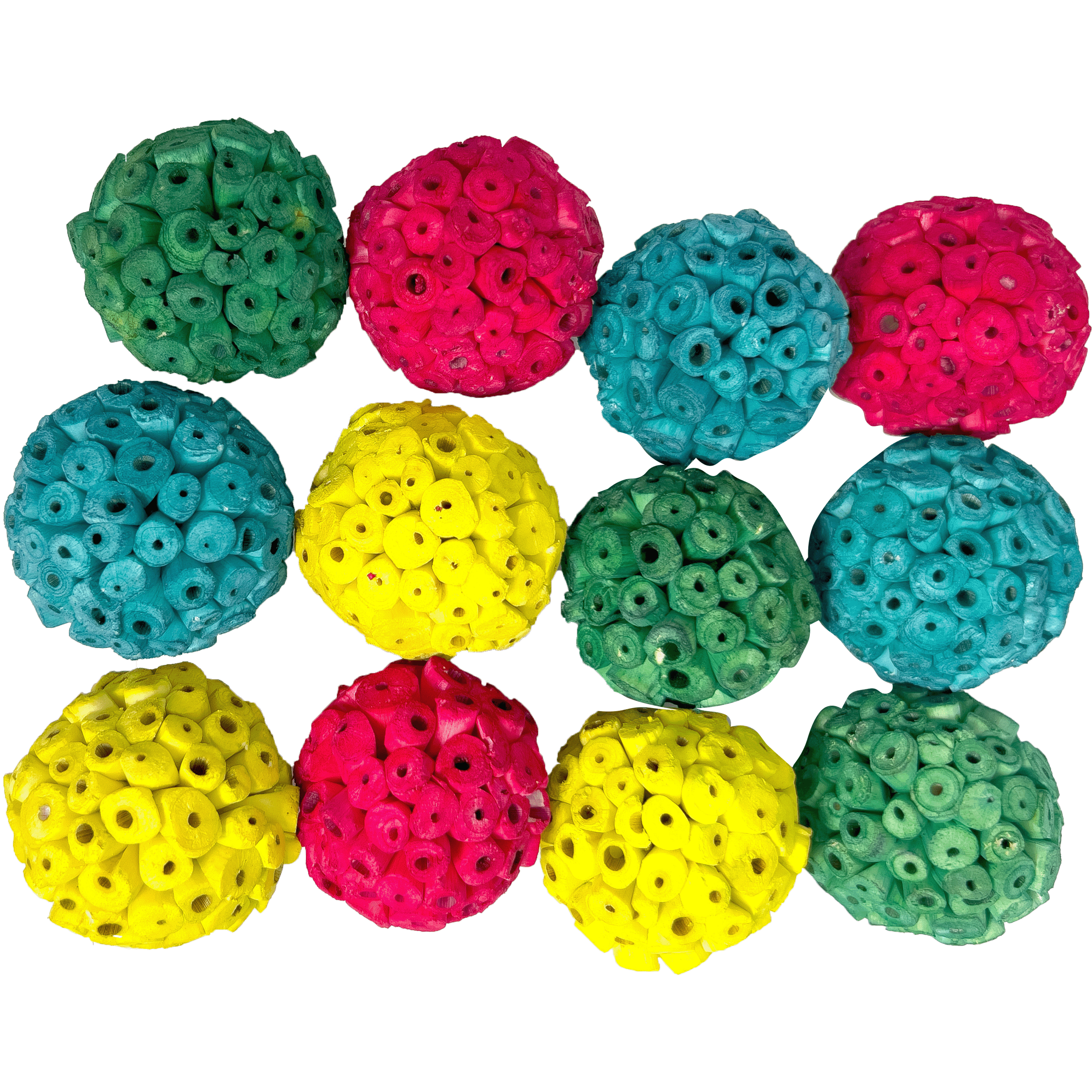 5202 Small Rainbow Sola Balls Pk12 - Natural Colorful Super Enticing ...