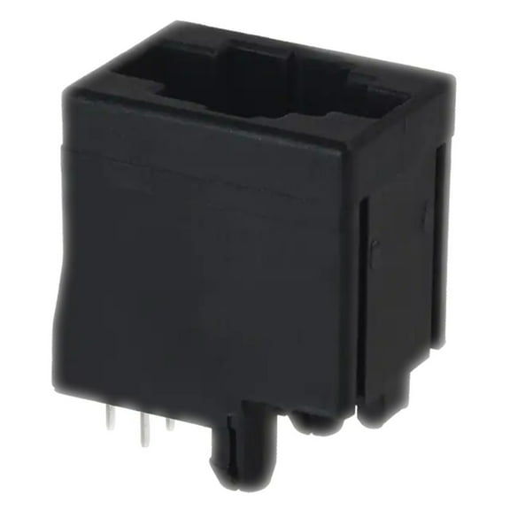 520257-2 Connector Jack Modular 4p4c (RJ9, RJ10, RJ22) Vertical Unshielded Cat3