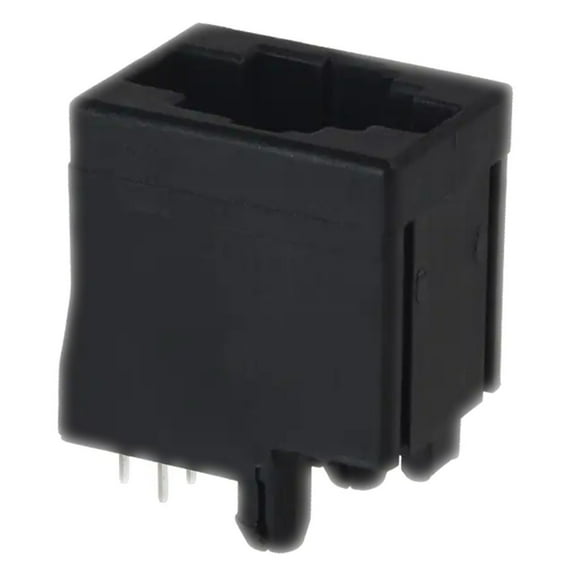 520257-2 Connector Jack Modular 4p4c (RJ9, RJ10, RJ22) Vertical Unshielded Cat3