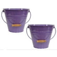 thumbnail image 1 of 5202E V S-2 Enameled Galvanized Steel Recycling Bin-Storage Container, Violet - Set of 2, 1 of 1
