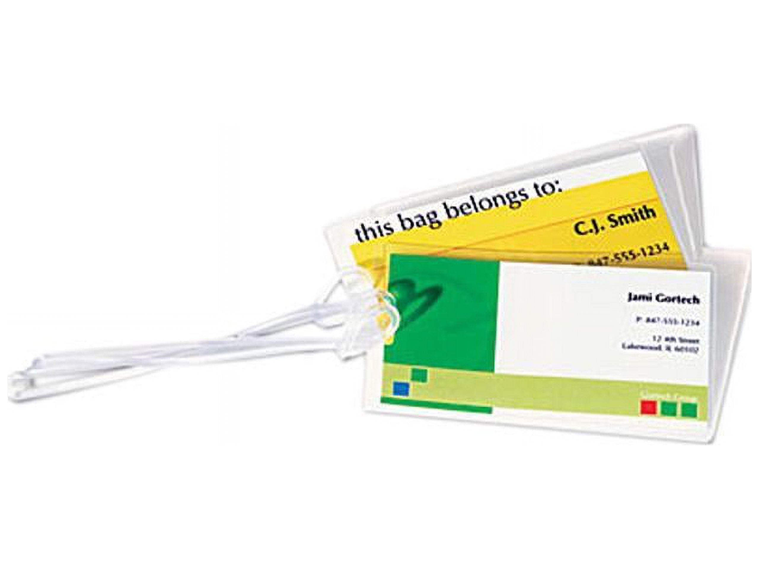 52034 Fellowes Laminating Pouches, 5 mil, 4 1/4 x 2 1/2, Tag Size, 50/Pack - image 1 of 5