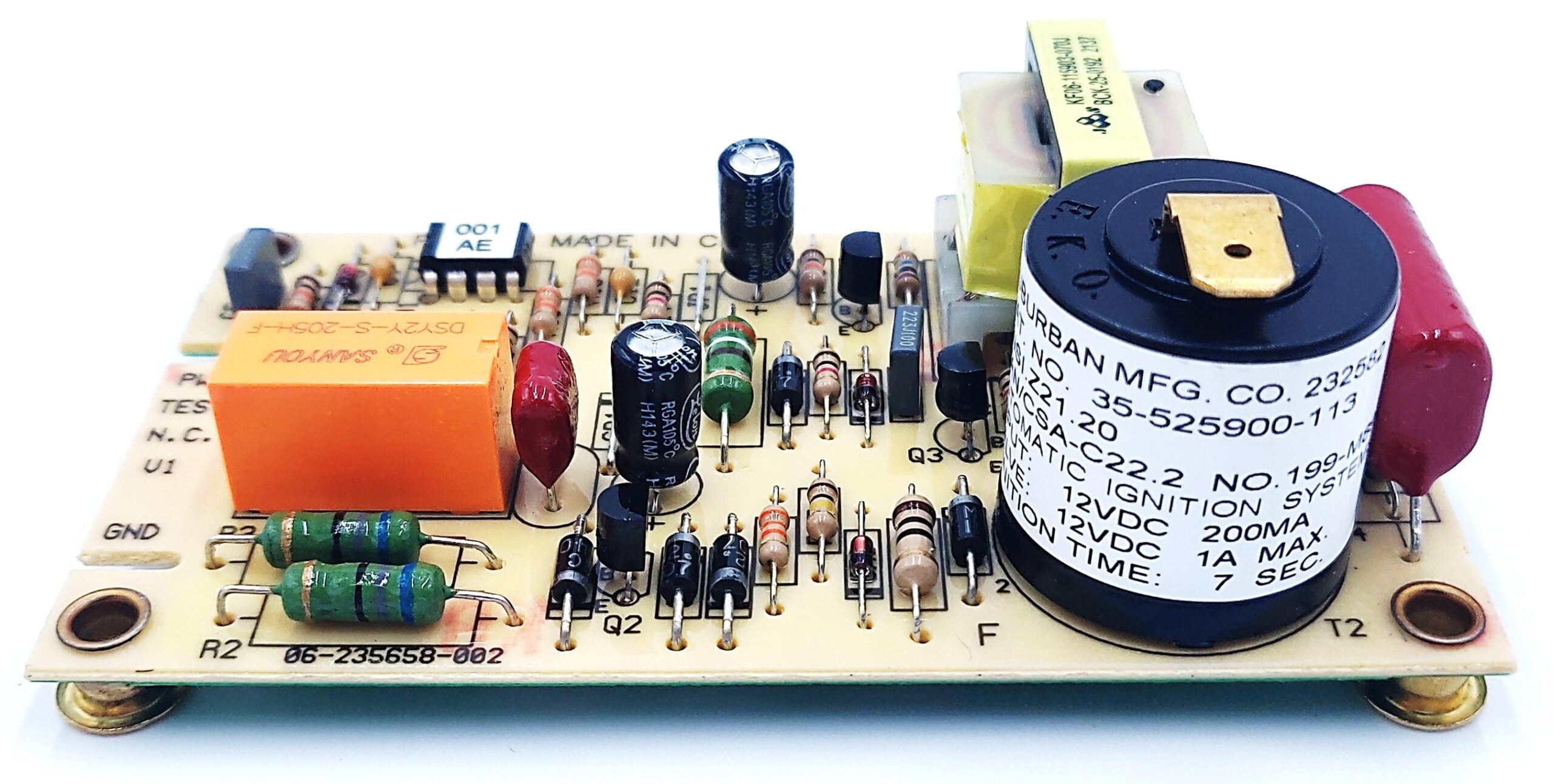 520814, 808531 WATER HEATER CONTROL BOARD - EXACT FIT FOR SUBURBAN - REPLACEMENT PART BY NBK