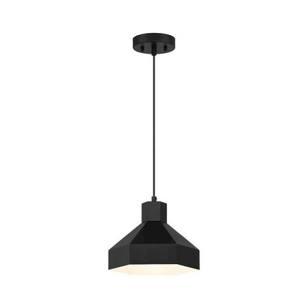 Access Lighting 1 Light Pendant in Matte Black Color
