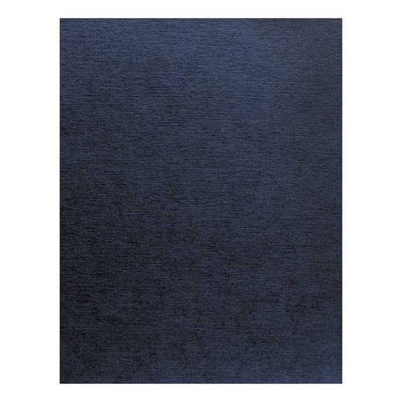 Fellowes Linen Texture Binding System Covers, 11 x 8-1/2, Navy, 200/Pack -FEL52098