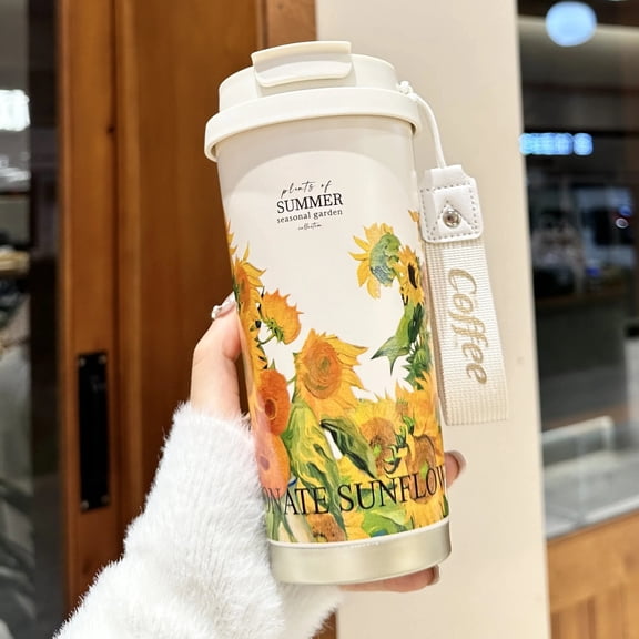 520ML Stainless Steel Thermal Cup Keeps Cold and Heat Mugs Portable Tumbler Coffee Cup Travel Thermal Water Bottle Vacuum Flask