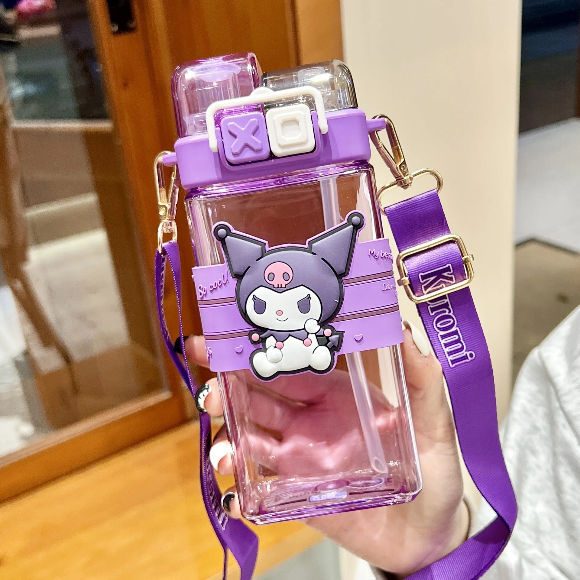 520Ml Kawaii Sanrio Kuromi My Melody Cinnamoroll Water Cup Large