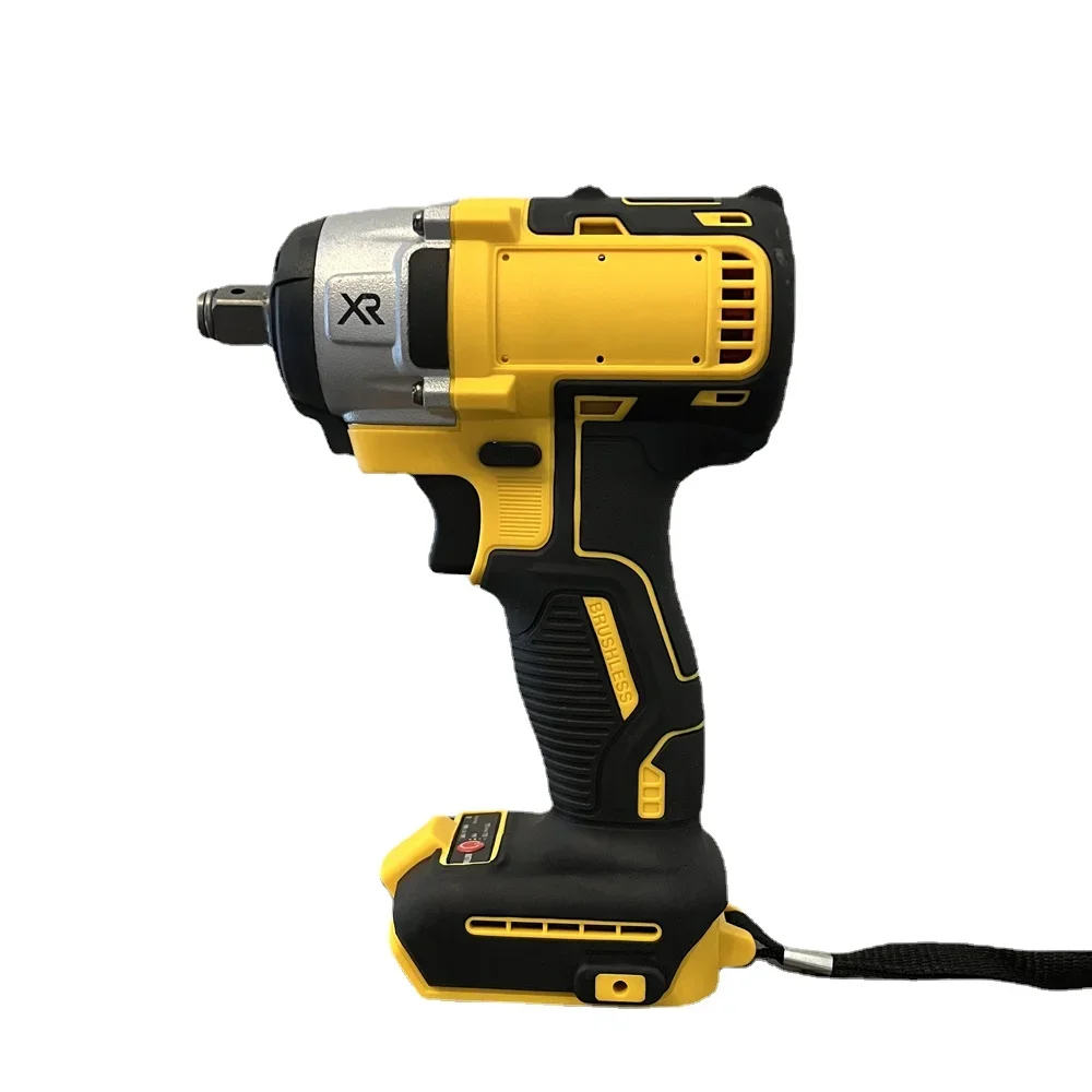 18V Cordless High Torque Impact Wrench - 1/2" Drive, 420Nm Max, 2x 6000mAh Batteries, 4 Sockets Included