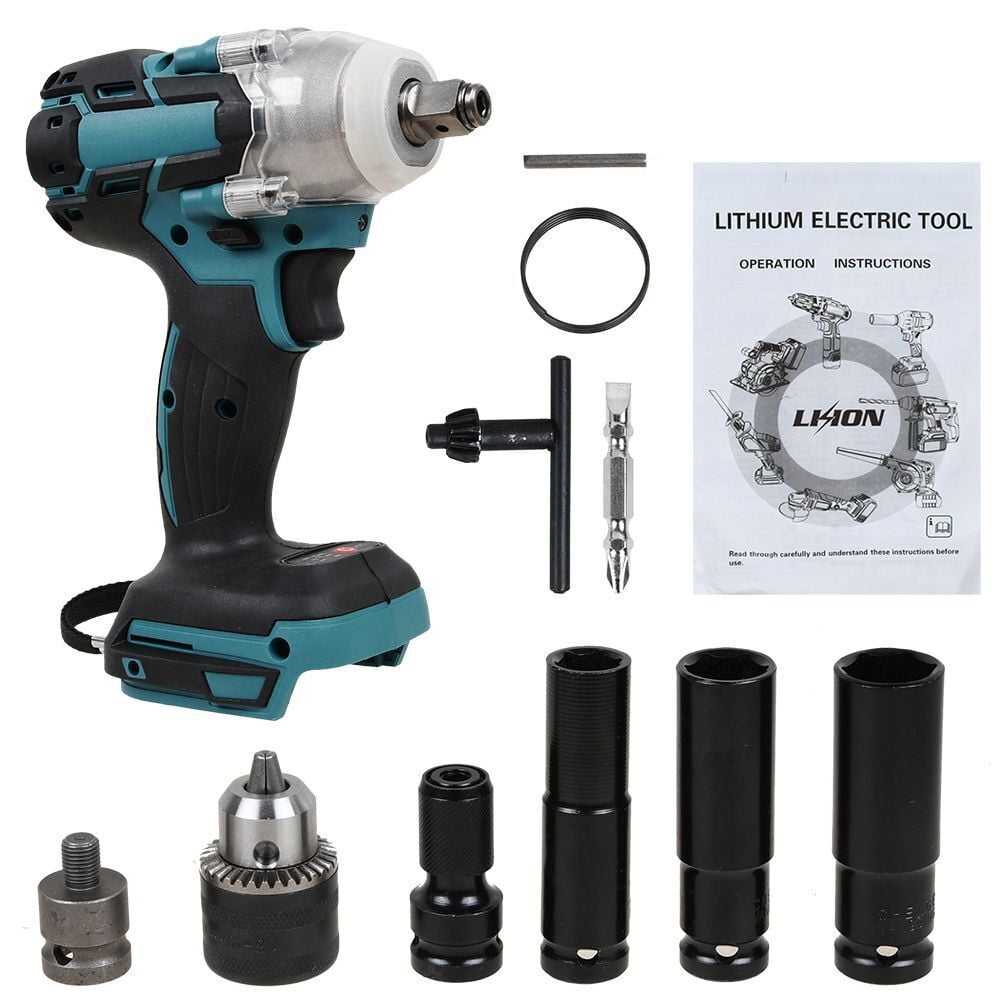520Nm Impact Wrench Ratchet Cordless Screwdriver Brushless for Makita 18V No Battery