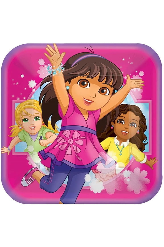 5214177 Dora & Friends Dinner Plate