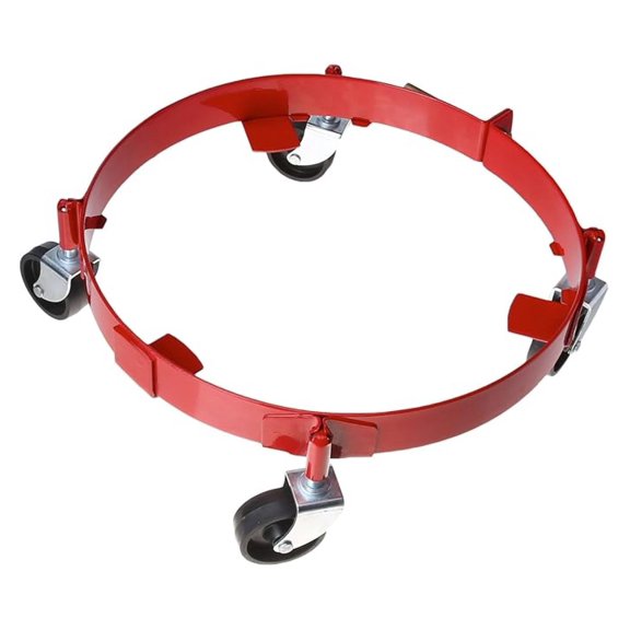 5216 Drum Dolly for 16 Gallon Drums, Red, Silver, Black