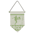 thumbnail image 1 of Football Player Scores Goal Football Canvas Flag Hanging Wall Art Decor Banner, 1 of 3
