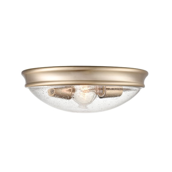 5228-MG Millennium Lighting Belforge - 2 Light Glass Flush Mount-5 Inch Tall and 12 Inch Wide-Modern Gold Finish