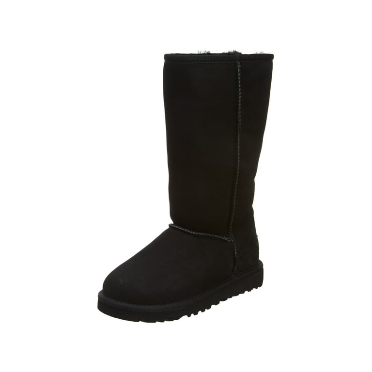 UGG Australia - Classic Tall II - authentic Boots - Black - Kids Big Girl's - 6 - S/N 5229