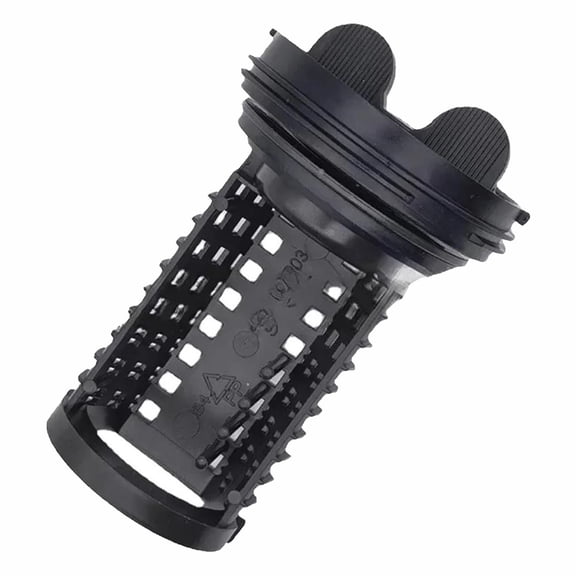 5230EN3003 Drain Pump Filter, Washing Machine Drainage Pump Filter fit for LG Washer, Plastic Filter Replacement, Black