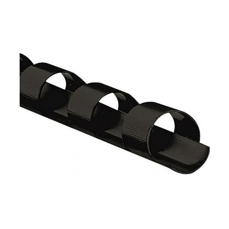 52321 Fellowes Plastic Comb Bindings, 5/16" Diameter, 40 Sheet Capacity, Black, 25 Combs/Pack