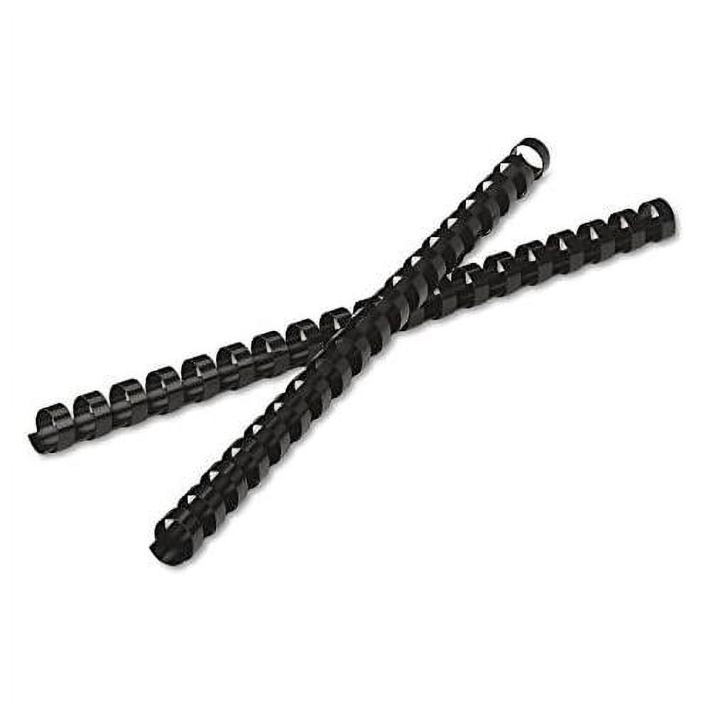 52323 Plastic Comb Bindings, 1/2Inch Diameter, 90 Sheet Capacity