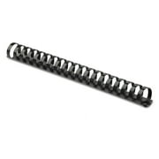 Plastic Combs - Round Back 3/4" 150 sheets Black 100