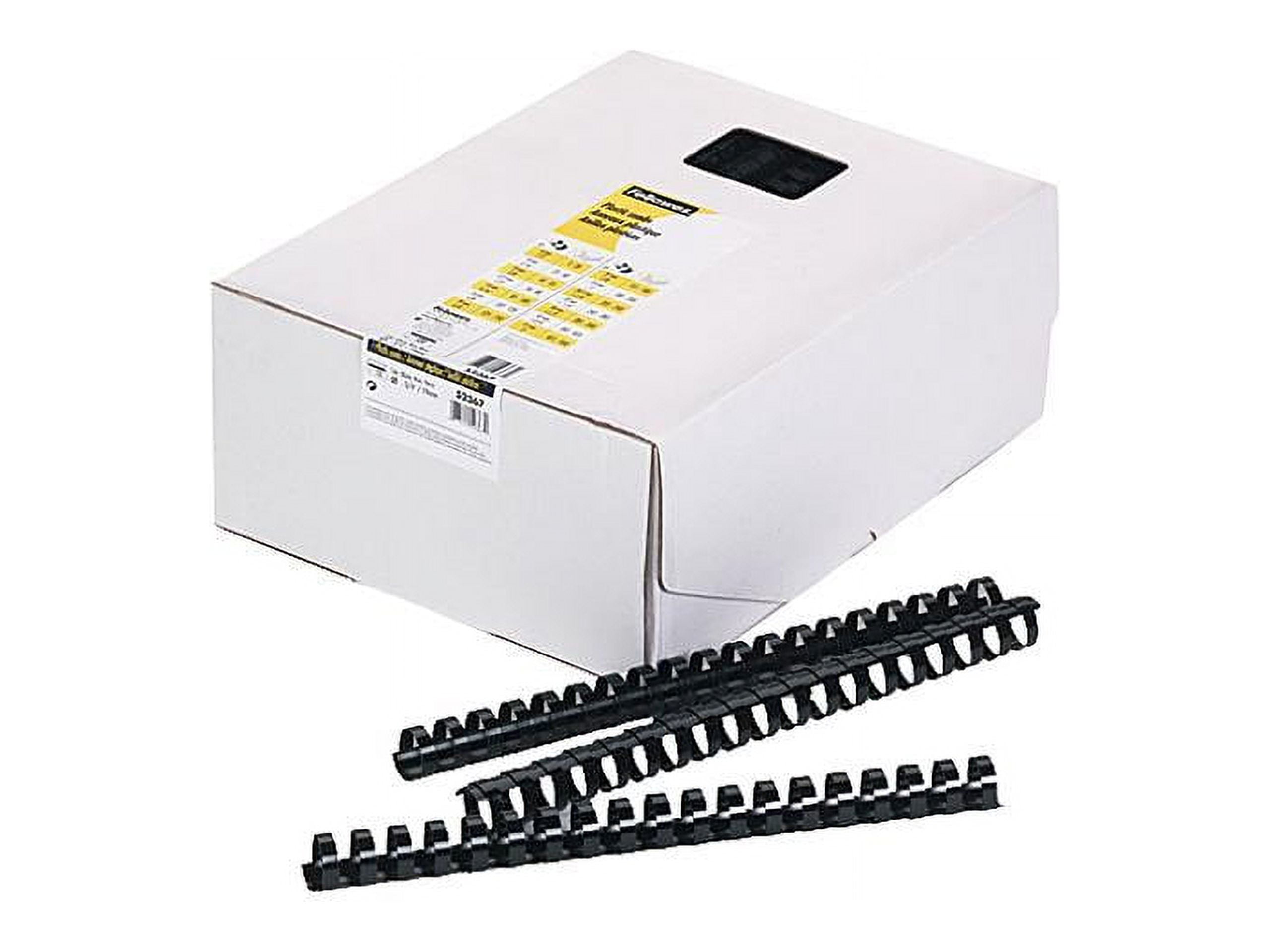 52367 Fellowes Plastic Comb Bindings, 3/4" Diameter, 150 Sheet Capacity