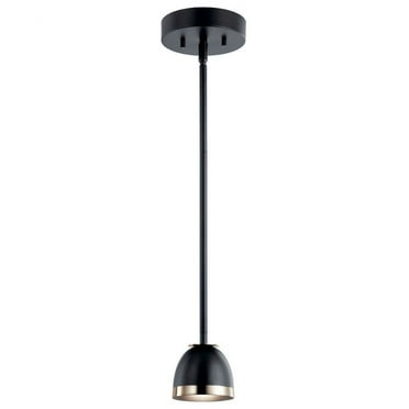 52419BKLED-Kichler Lighting-Baland - 1 LED Mini Pendant In Mid-Century Modern Style-4.25 Inches Tall and 5.5 Inches Wide
