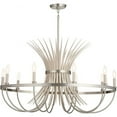 thumbnail image 1 of 52459NI Kichler Lighting Baile - 9 Light Large Chandelier In Homestead Style-21.5 Inches Tall and 37 Inches Wide-Brushed Nickel Finish    -Traditional, 1 of 8