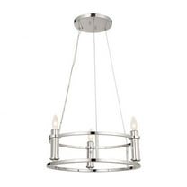 52493PN Kichler Lighting Rosalind - 3 Light Chandelier In Traditional Style-6.5 Inches Tall and 19.5 Inches Wide-Polished Nickel Finish