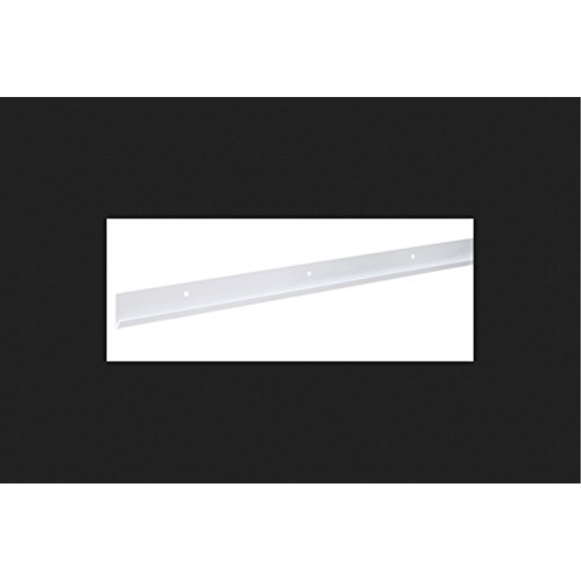 5249792 RAIL TRACK 40"" WHT Rubbermaid .5 in. H X 1.7 in. W X 40 in. L