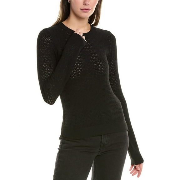 525 America womens  Feminine Stitch Pullover, xs, Black