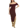thumbnail image 1 of 525 America womens  Off-The-Shoulder Maxi Dress, m, Red, 1 of 3