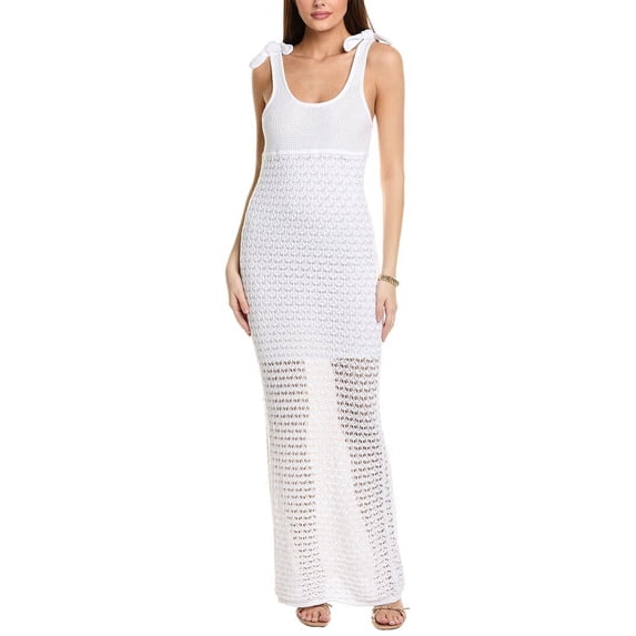525 America womens Serenity Maxi Dress, XL, White