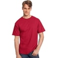 thumbnail image 1 of 5250 Hanes Men's Authentic-T T-Shirt Deep Red 3XL, 1 of 6