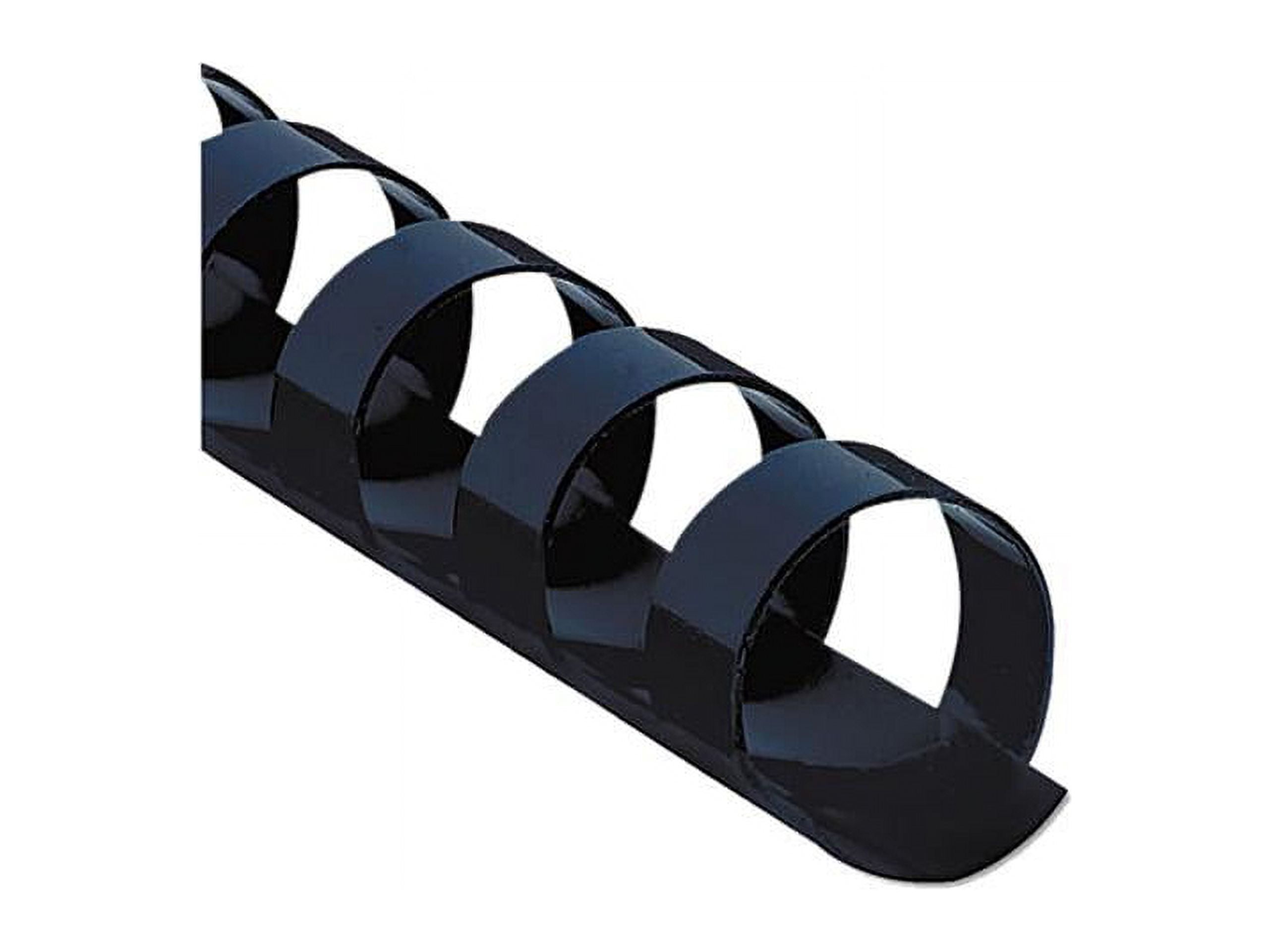 52501 Fellowes Plastic Comb Bindings, 1/2" Dia, 90 Sheet Capacity, Navy