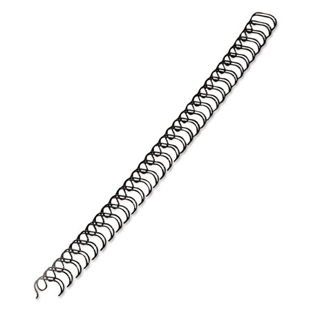 Fellowes Mfg Co. 52539 0.25 in. Diameter 35 Sheet Capacity Wire Bindings - Black (25/Pack)