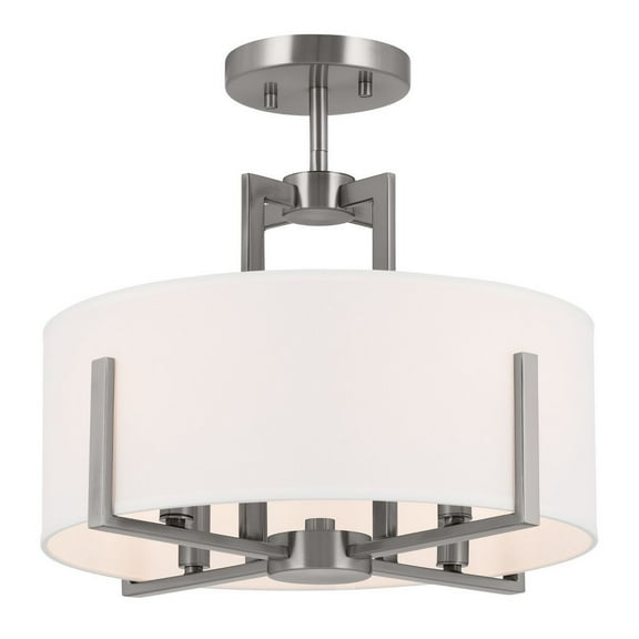Kichler Lighting - Malen - 4 Light Semi-Flush Mount-14.25 Inches Tall and 15.5
