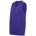 thumbnail image 1 of 525A Ladies Wicking Mesh Sleeveless Jersey, Purple - 2X, 1 of 3