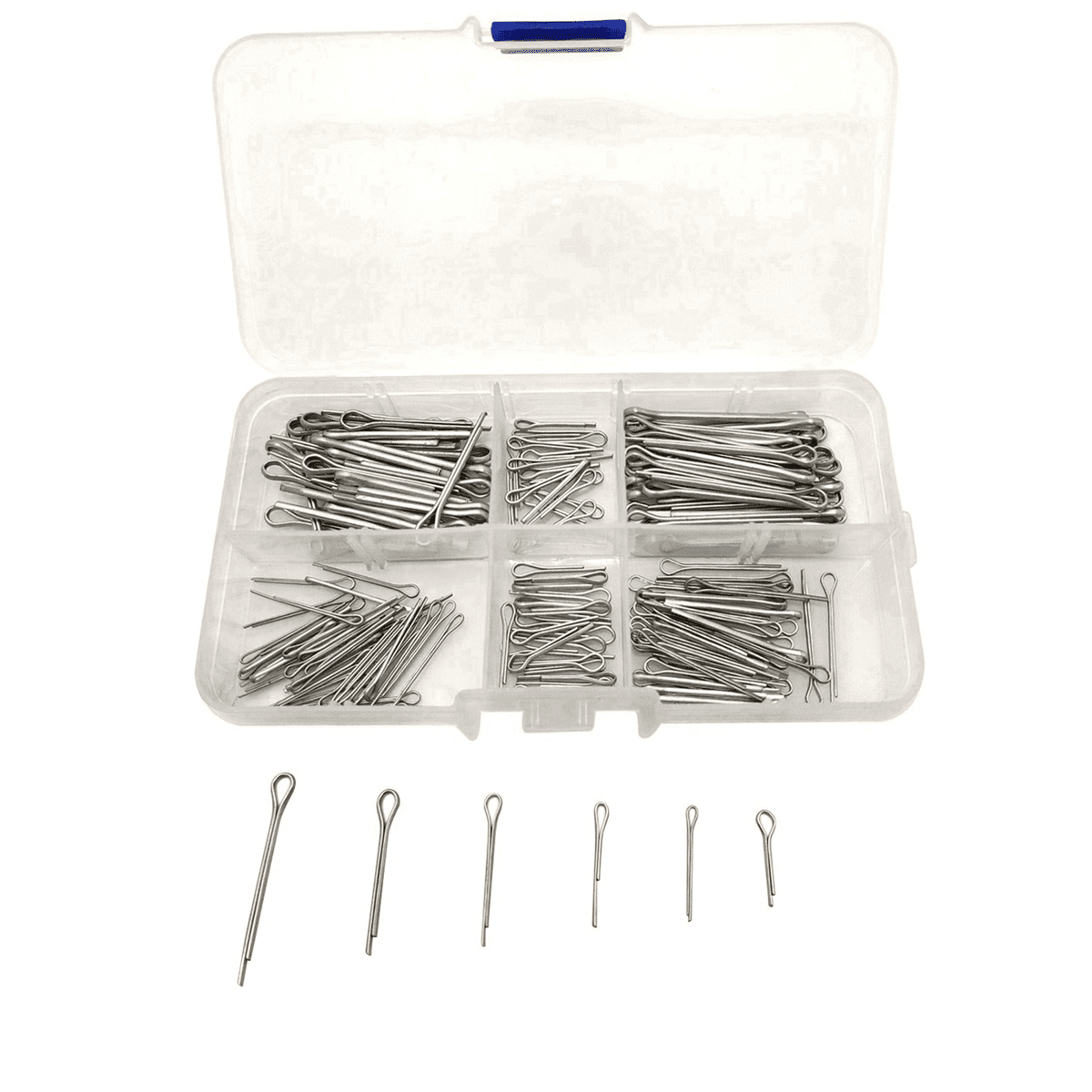 525Pc SPLIT PINS Cotter Fixings Set Assorted Sizes Zinc Plated Steel ...