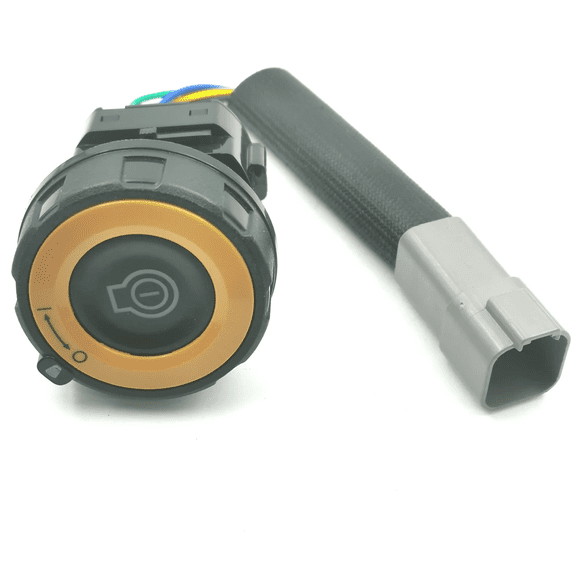 526-5708 5265708 6Pin Excavator Push Button Start ignition Switch Assembly For CAT 320GC 323GC 336GC 345GC