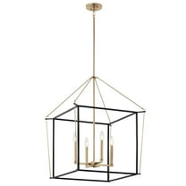 52627CPZ Kichler Lighting Eisley - 4 Light Foyer Pendant-30 Inches Tall and 22.25 Inches Wide-Champagne Bronze Finish
