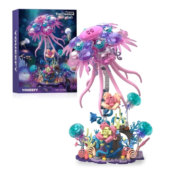 QDS Jellyfish Building Blocks Set 526 Pieces 1 Pack