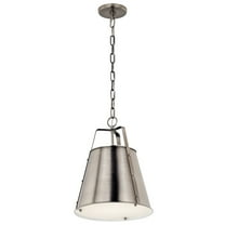 52710CLP Kichler Lighting Etcher - 1 Light Pendant-17 Inches Tall and 13 Inches Wide-Classic Pewter Finish